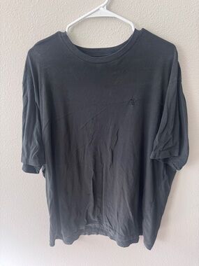 American Eagle Outfitters Black Short-Sleeve Crew Tee